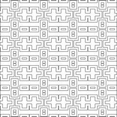 Abstract shapes from lines. Vector graphics for design, prints, decoration, cover, textile, digital wallpaper, web background, wrapping paper, clothing, fabric, packaging, cards.Geometric patterns.