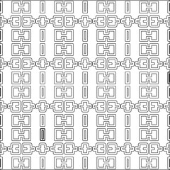 Abstract shapes from lines. Vector graphics for design, prints, decoration, cover, textile, digital wallpaper, web background, wrapping paper, clothing, fabric, packaging, cards.Geometric patterns.