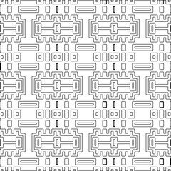 Abstract shapes from lines. Vector graphics for design, prints, decoration, cover, textile, digital wallpaper, web background, wrapping paper, clothing, fabric, packaging, cards.Geometric patterns.