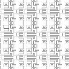 Abstract shapes from lines. Vector graphics for design, prints, decoration, cover, textile, digital wallpaper, web background, wrapping paper, clothing, fabric, packaging, cards.Geometric patterns.