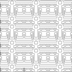 Abstract shapes from lines. Vector graphics for design, prints, decoration, cover, textile, digital wallpaper, web background, wrapping paper, clothing, fabric, packaging, cards.Geometric patterns.