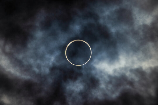 Annular Solar Eclipse (Ring of Fire) photographed October 14th 2023 in Texas