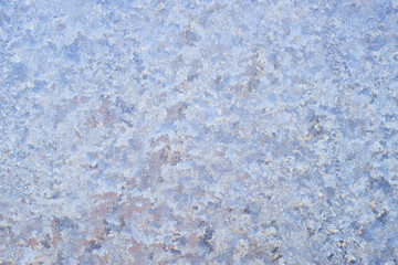 frozen glass with ice in winter day