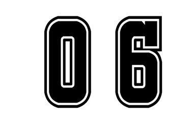 Number 06 png