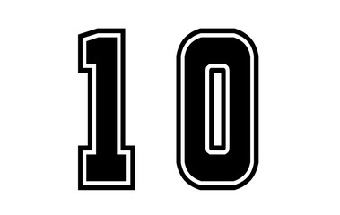 Number 10 png