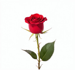a rose as a symbol of affection. valentine days for greeting cards, posters, or social media