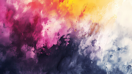 Watercolor Background in Abstract Expressionist Art Style