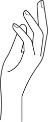 Hand Palm Outline