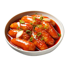 Tokbokki korean traditional food, png