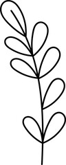 Floral Branch Doodle