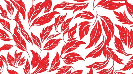 seamless background picture with leaf pattern, leaves, trees, tree branches