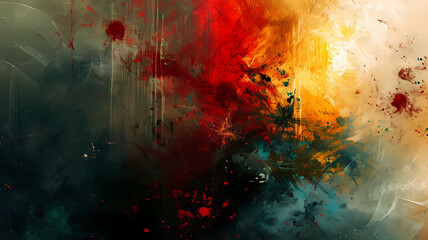 Dynamic Abstract Expressionism Digital Art, Creative Background