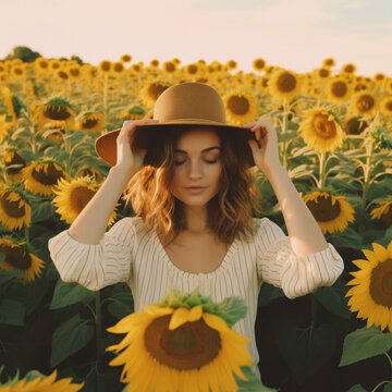 Captivating image showcasing the radiant beauty of sunflowers in full bloom.