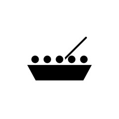 food glyph icon