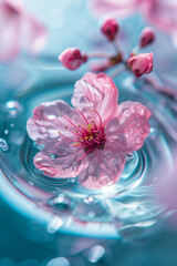 Close-up on cherry blossom