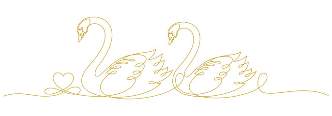 swan and symbol of love