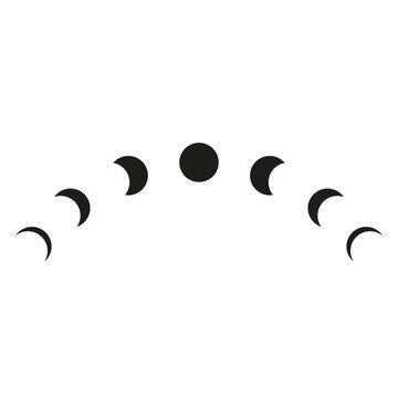 Moon phases symbol
