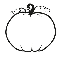 Pumpkin silhouette
