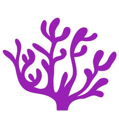 Obraz premium Seaweed or coral shape