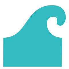 sea waves silhouette