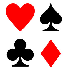 play cards symbols