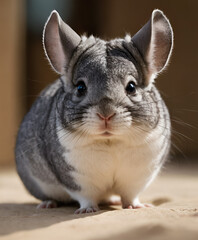 Obraz premium Chinchilla in Natural Light