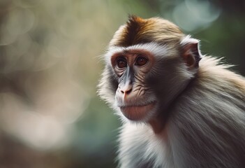 A Monkey in the Forest for World Wildlife Day Background