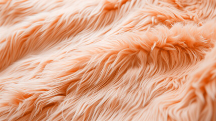 Textured fluffy faux fur cushion coat texture background