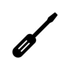 Screwdriver icon vector. tools icon vector