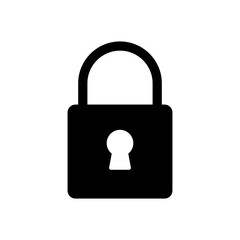 Lock icon vector. Padlock icon vector. Encryption icon. Security symbol