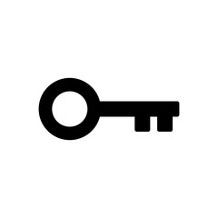 Key icon vector. Key vector icon. Key symbol