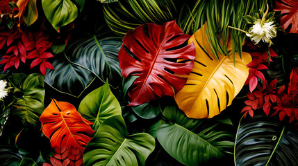Tropical Paradise - Colourful Jungle