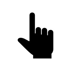 Hand click icon vector. pointer icon vector. hand cursor icon vector