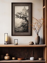 Vintage Japanese Zen Garden Wall Art: Serene Inspirations for Peaceful Spaces