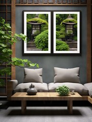 Zen Garden Tranquility: Vintage Wall Art and Peaceful Japanese Inspirations