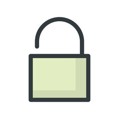 Padlock icon vector design templates simple and modern