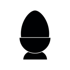Egg cup Icon. Glyph Style Egg cup Fill Icon Vector Illustration