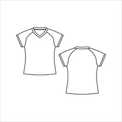 apparel shirt and jersey pants mockup 2 dimension 