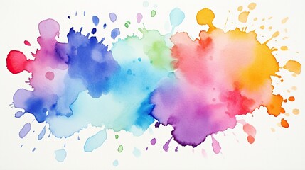splash of colorful paint ink, background, art, illustration,