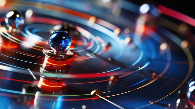 An upclose look at the movements of the atoms in a time crystal, which exhibit a synchronized oscillation that breaks the laws of thermodynamics.