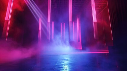 A mysterious haze envelops the stage punctuated by bursts of brilliant laser light transporting the audience to a mesmerizing foggy wonderland