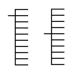 10個に枝分かれする分岐線
