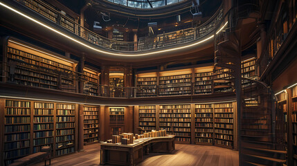 a modern library