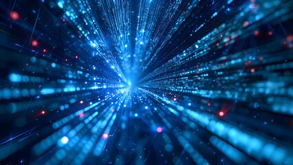 Naklejka premium Abstract technology background. data visualization.