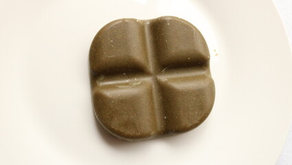 家庭用カレールーの固形クッキング食品レシピ材料