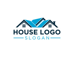 The logo design is about House and was created using the Corel Draw 2018 application with a white background.