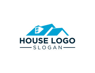 The logo design is about House and was created using the Corel Draw 2018 application with a white background.