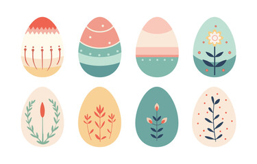 Easter element object design.funny egg for kid