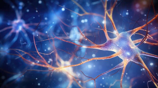 A closeup of brain circuitry involved in relapse behavior, shedding light on the mechanisms behind why addiction is a chronic and challenging disease to overcome.