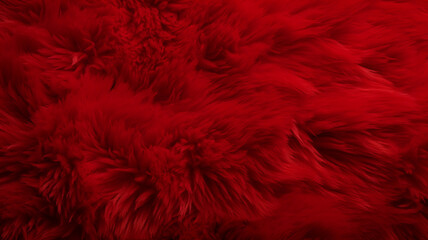 Obraz premium red plush fabric texture background
